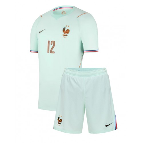 Francuska Bradley Barcola #12 Gostujuci Dres za Dječji SP 2026 Kratak Rukavima (+ kratke hlače)
